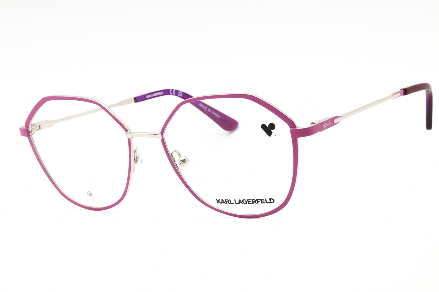 KARL LAGERFELD KL346 - Strawberry/Clear Demo Lens