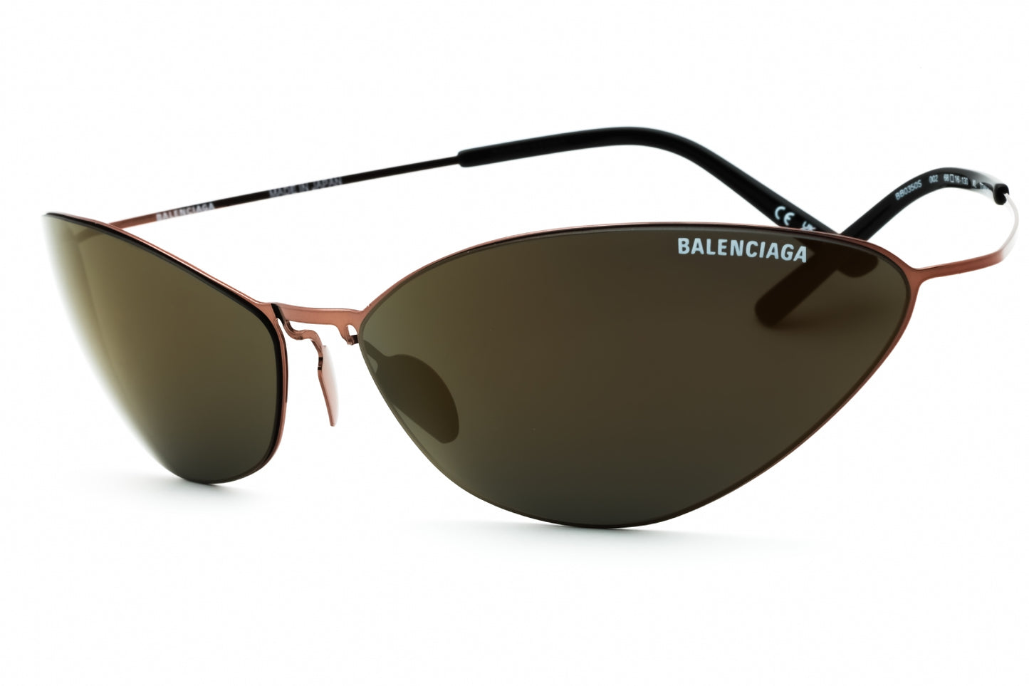 Balenciaga BB0350S - Brown/Bronze Brown Mirror