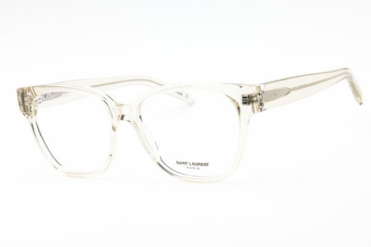 Yves Saint Laurent SL M33 - Shiny Beige Crystal/Clear Demo Lens