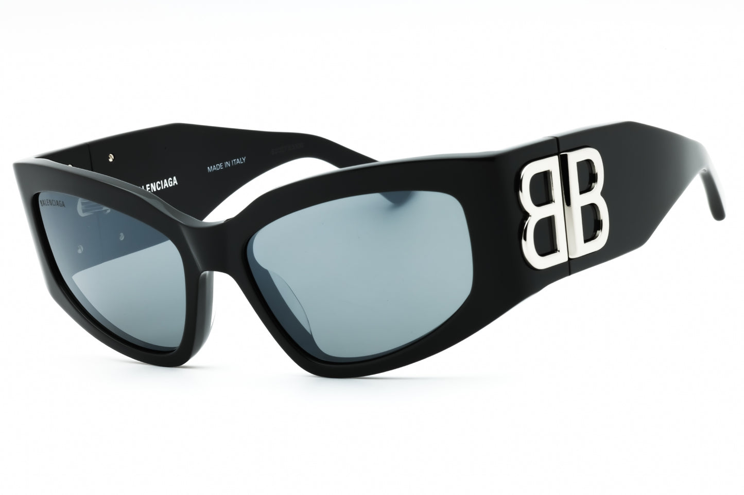 Balenciaga BB0321S - Grey/Grey Silver Mirror