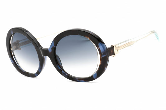 Just Cavalli SJC028 - Shiny Transparent Blue Havana/Grey Gradient