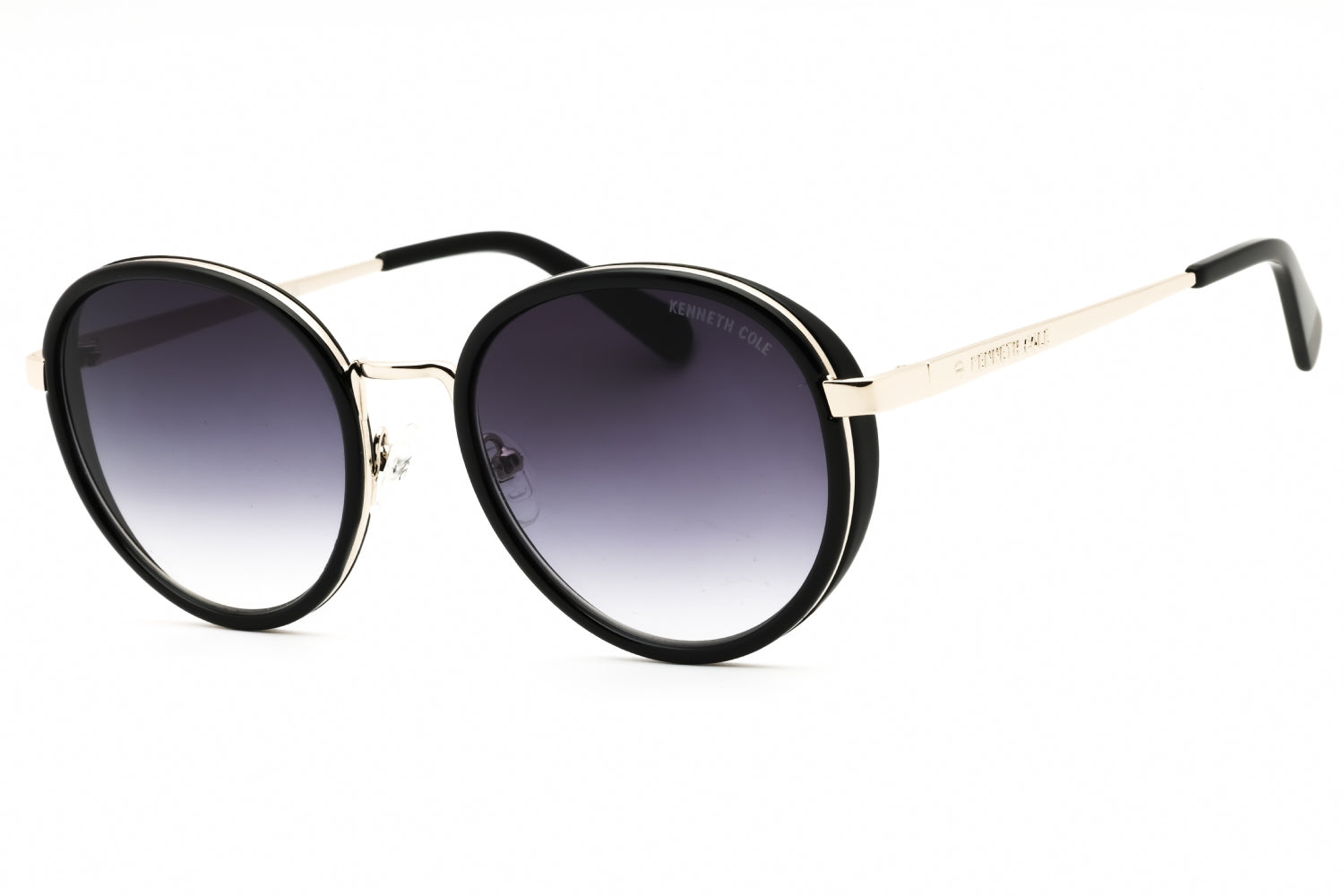 Kenneth Cole New York KC00006 - Shiny Black/Gradient Smoke