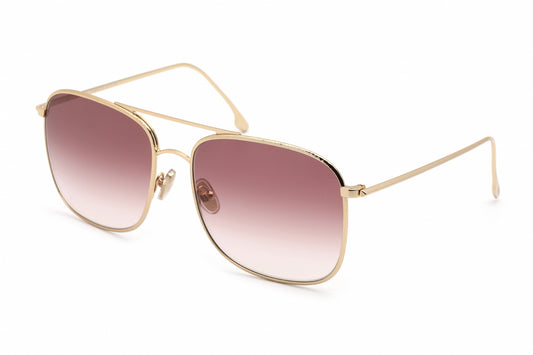Victoria Beckham VB202S - Gold/Burgundy