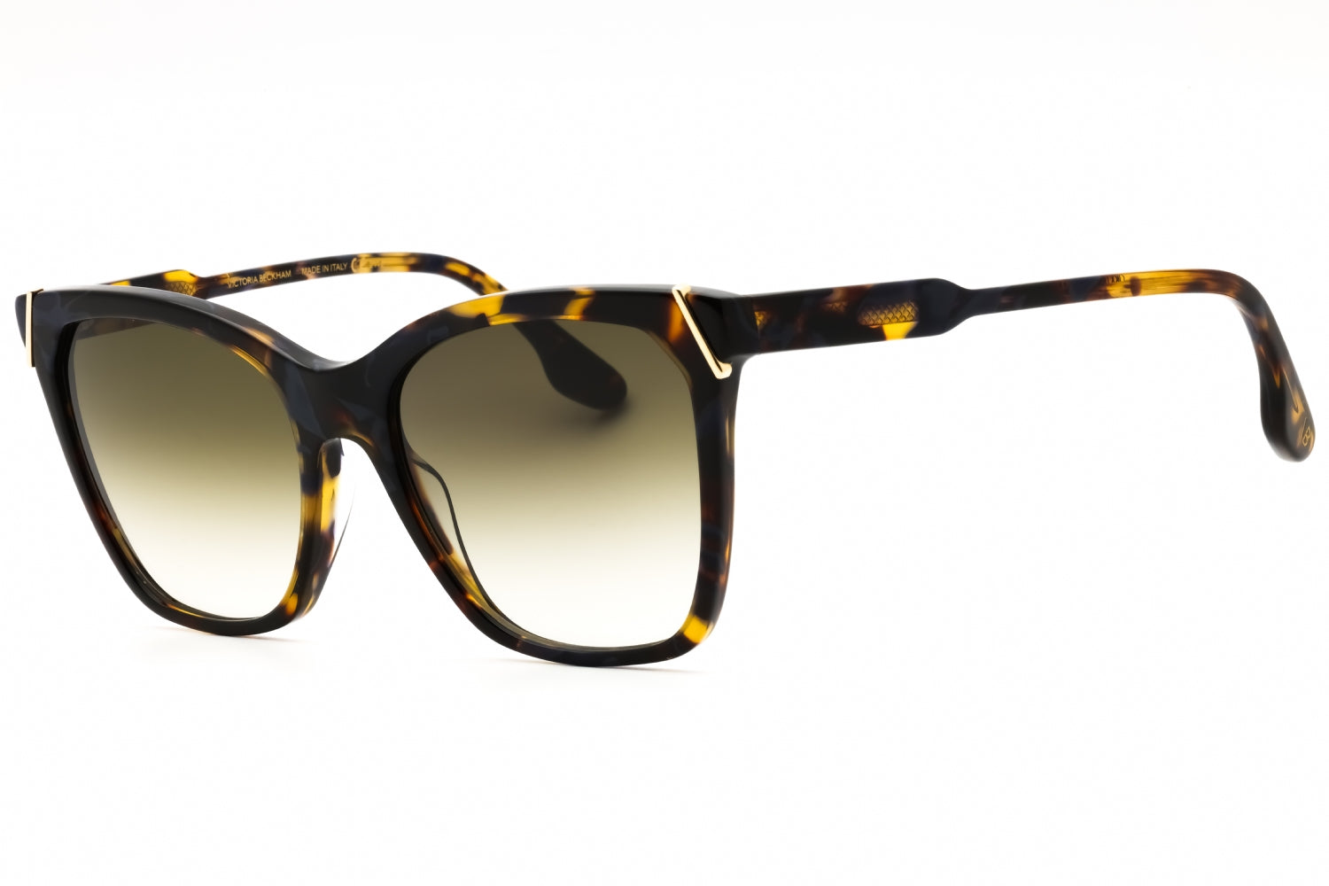 Victoria Beckham VB640S - Havana Blue/Brown Gradient